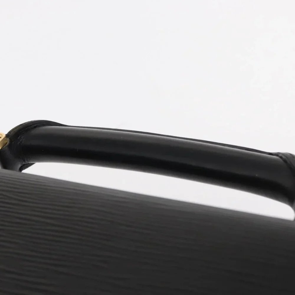 LOUIS VUITTON Epi Serviette Ambassador Business Bag Black M54412 LV Auth BA8580
